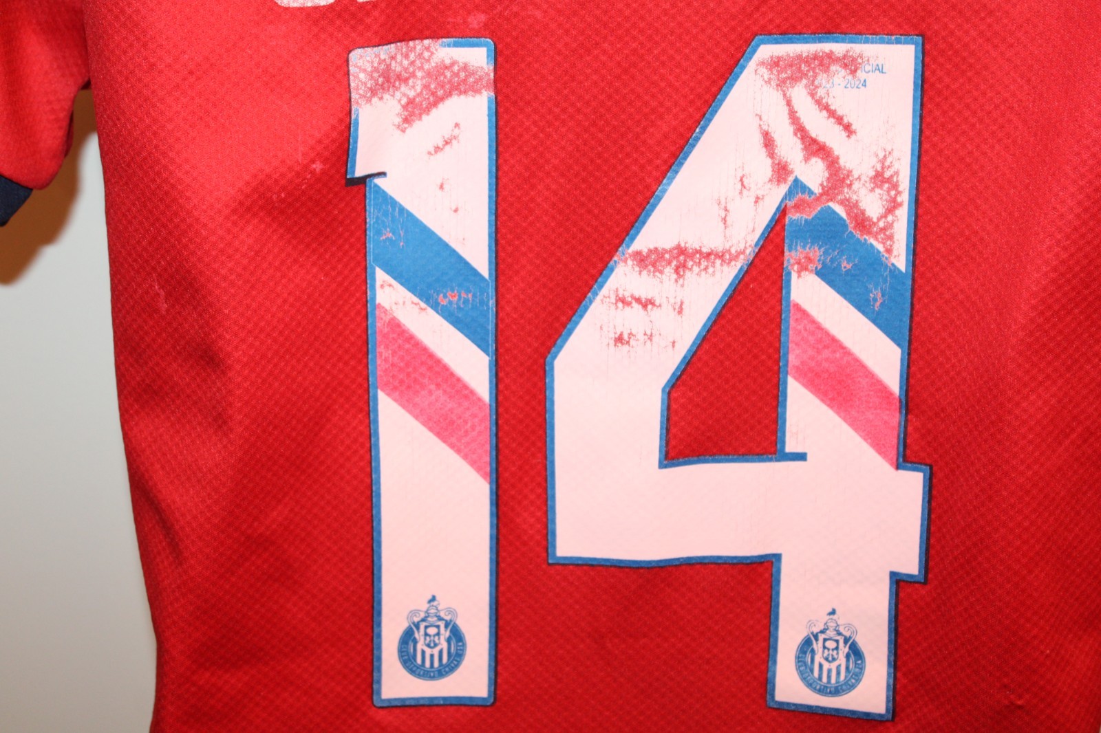 PUMA Liga MX Chivas Del Guadalajara Chicharito Hernández #14 Jersey Youth Medium