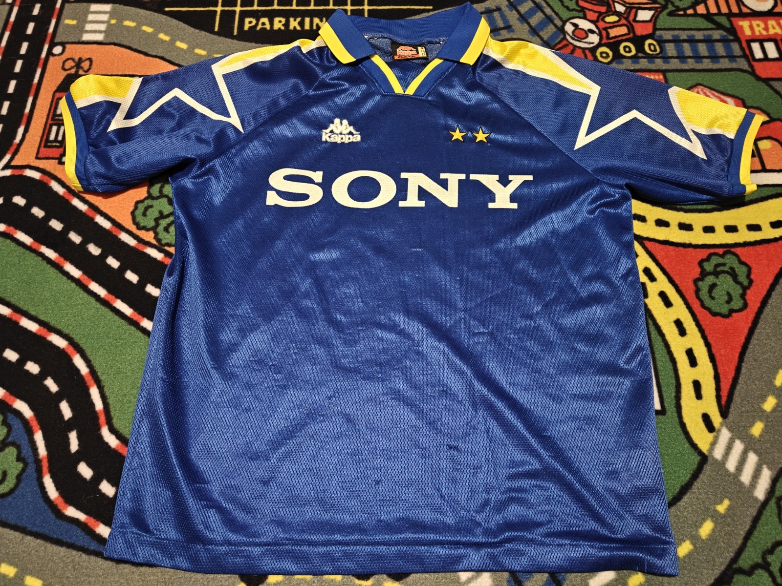 Vintage Kappa Juventus Football Away 1996/1997 Shirt Soccer Jersey Size Large