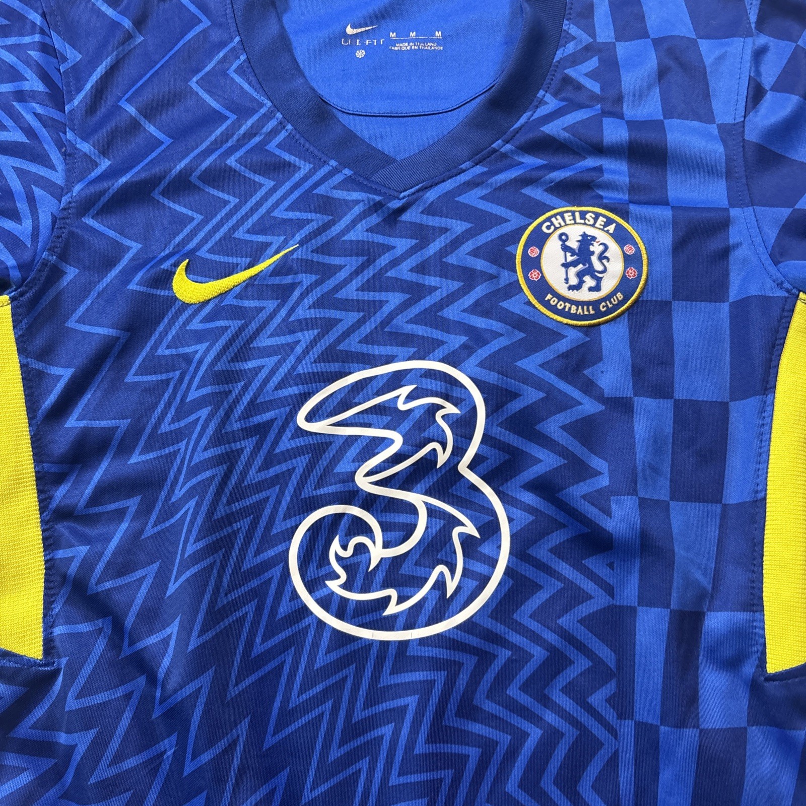 Chelsea FC Jersey Youth Sz M Blue Premier League Soccer Nike Dri-FIT Bree #7