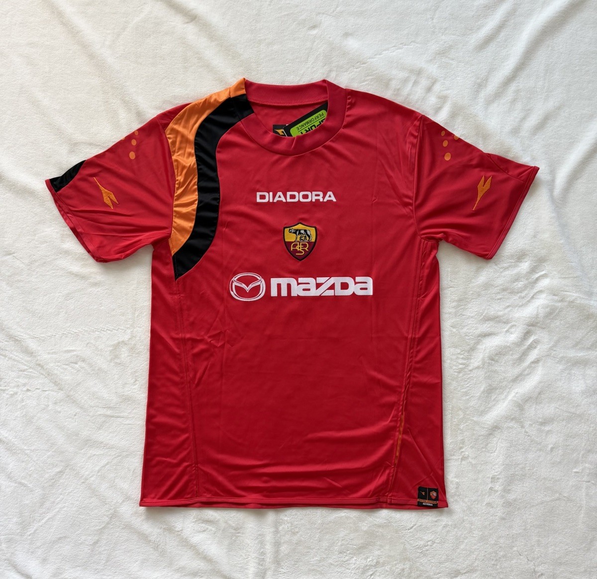 AS Roma Totti #10 Jersey Diadora Red NWT Soccer Men’s New Jersey – Size M