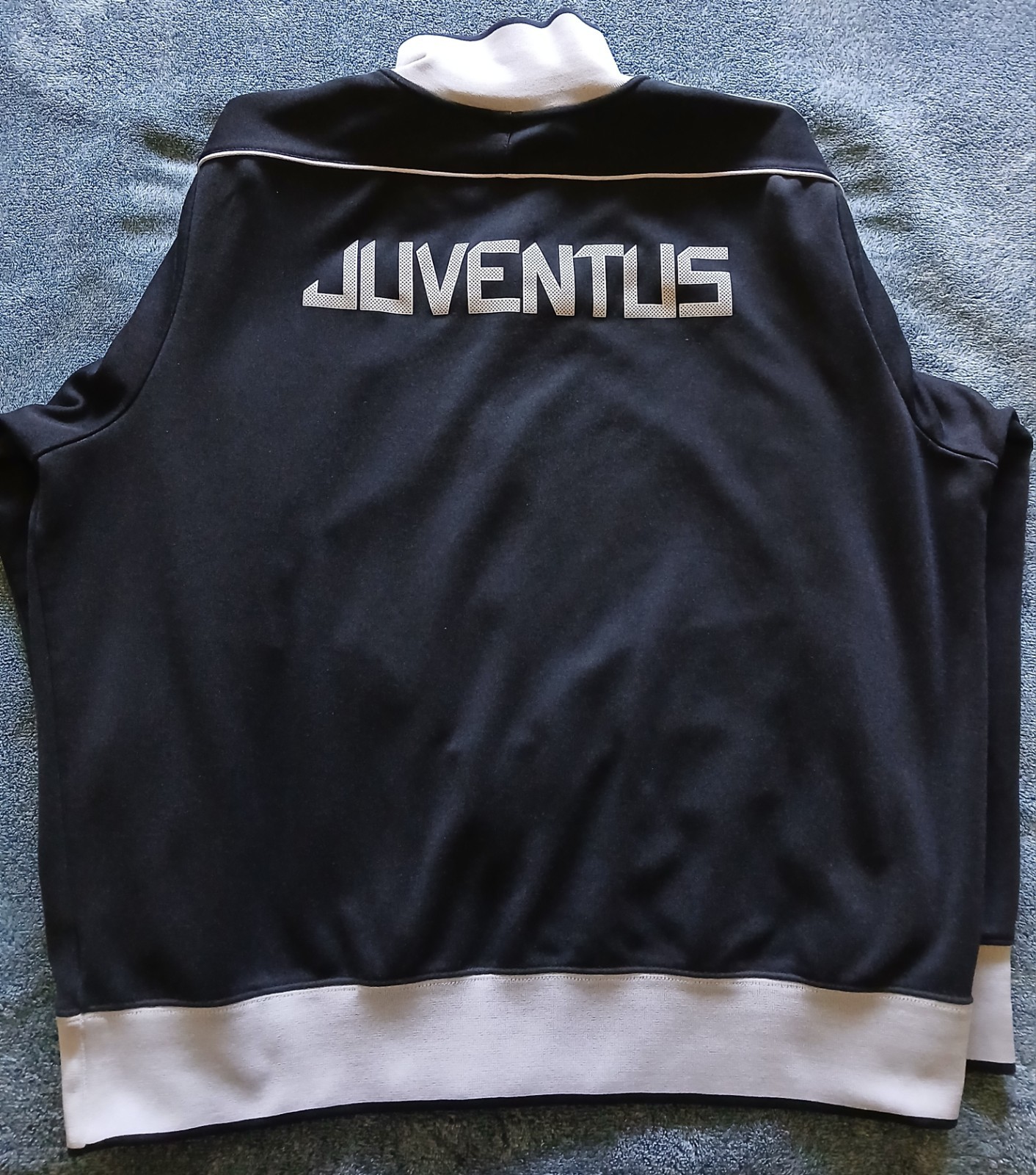 Nike Juventus Soccer Full Zip Track Jacket Black/Gray Size XXL
