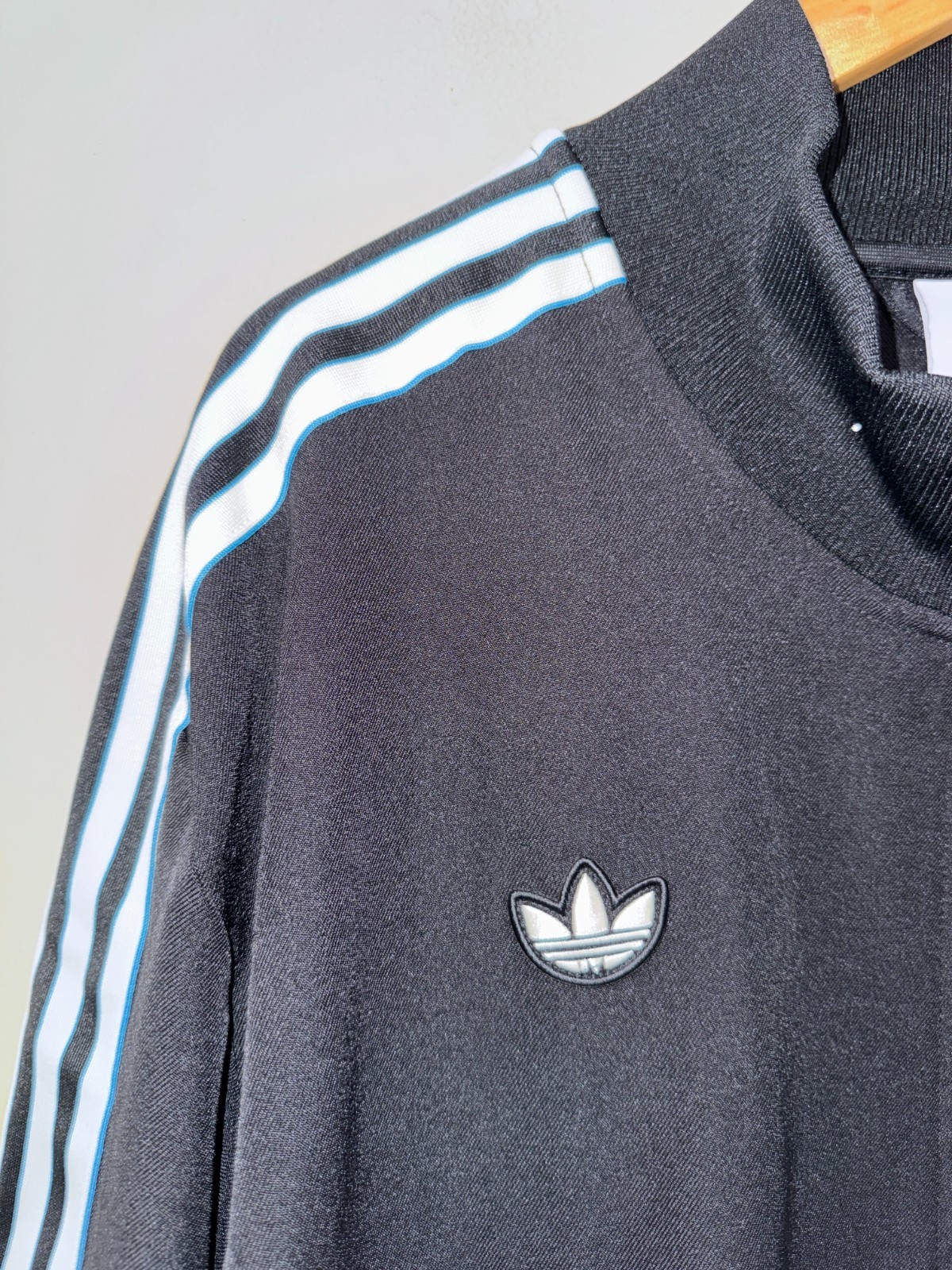 Men’s 3XL Adidas Newcastle United FC Track Top Zip-Up Jacket Soccer Black JM9491