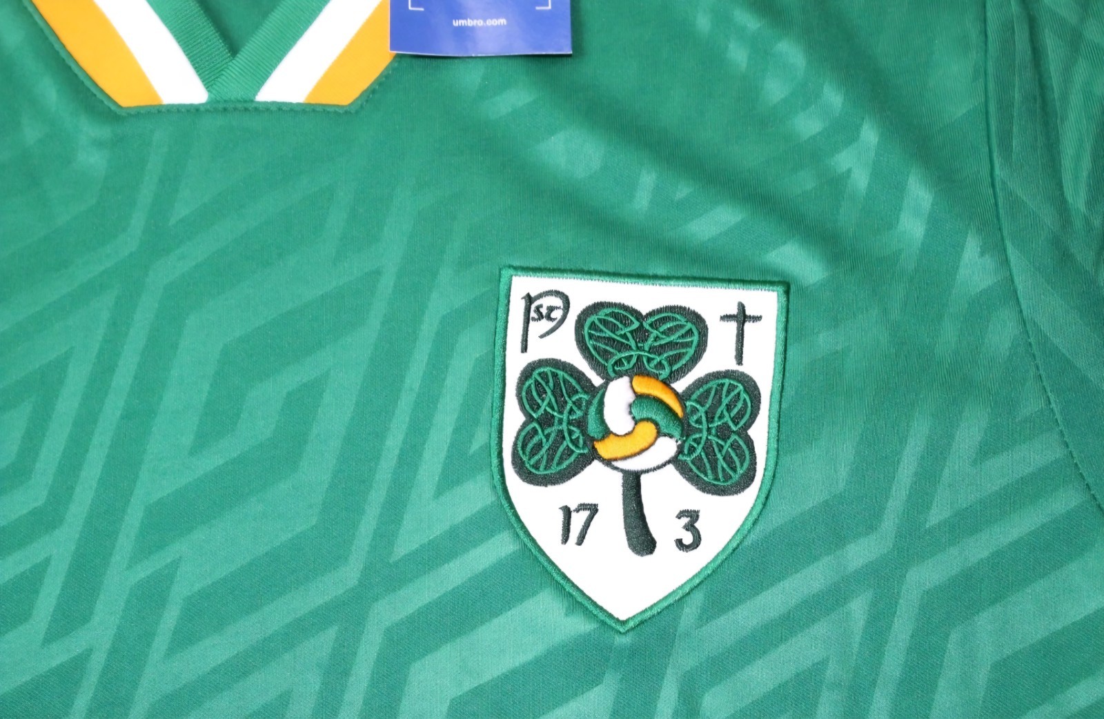 Republic of Ireland National Soccer Patrick’s Day 17-3 Jersey by Umbro