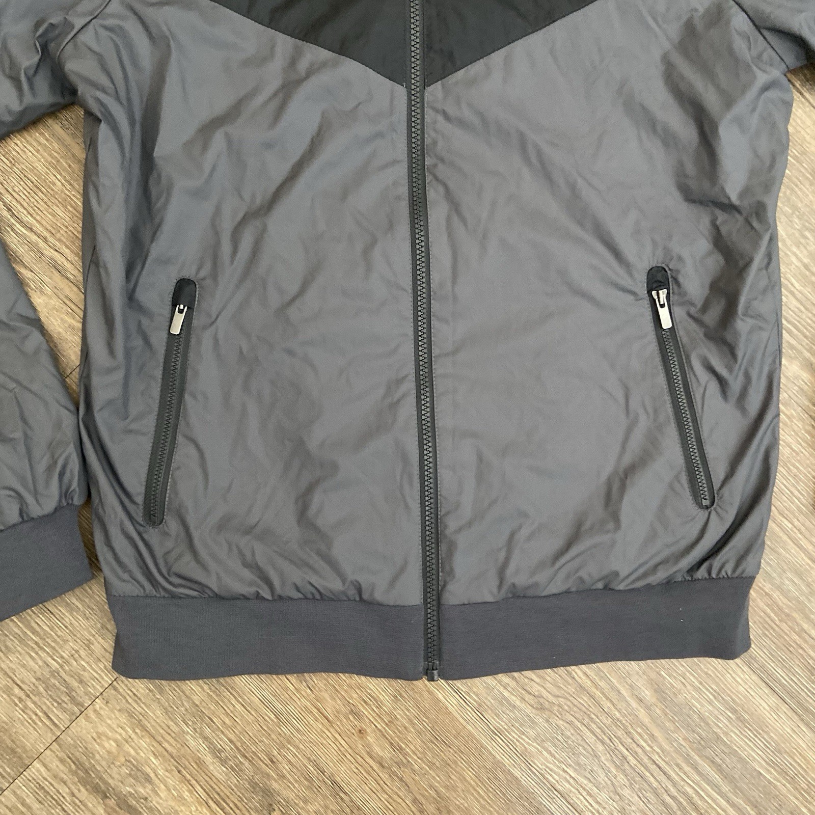 Nike Barcelona FC Soccer Black Hooded Windbreaker Jacket CI1315-025 Small S