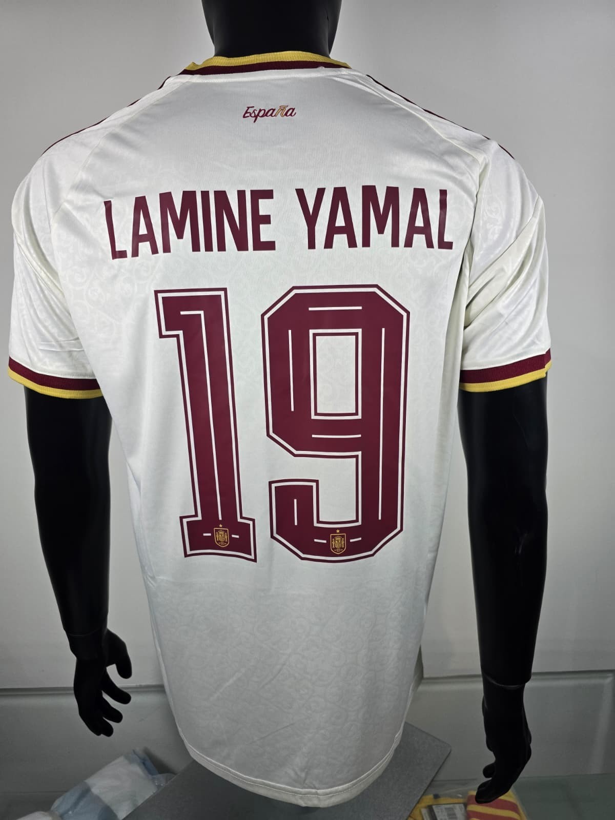 Size 4XL Spain Away Unisex Lamine Yamal Fan Version Jersey 2026 Football Shirt