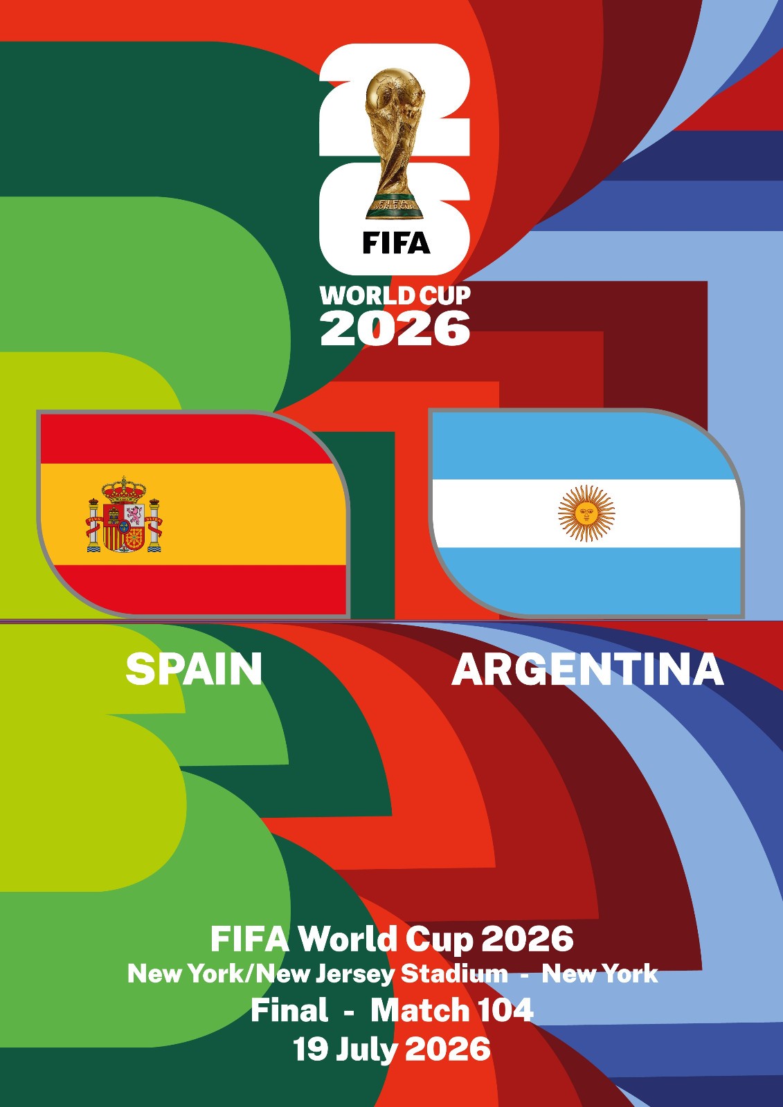 Program Spain – Argentina World Cup 2026 Football Team