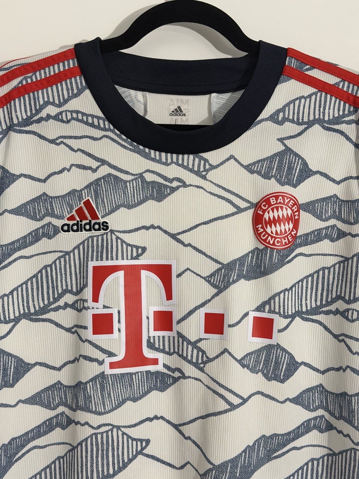 adidas FC Bayern Munich 2021 2022 Third Jersey Football Shirt Lewandowski Men XL