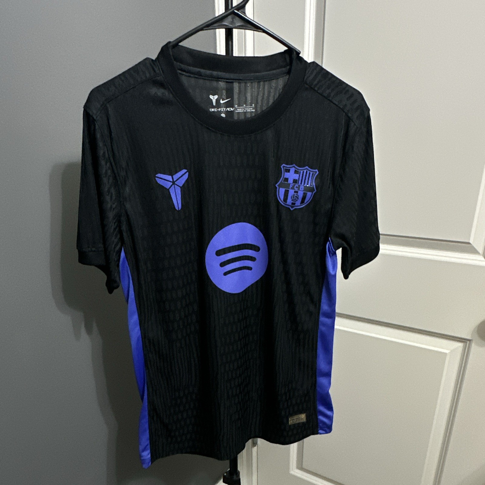 Nike Dri-FIT ADV FC Barcelona Men’s Soccer Jersey Size M Black/Blue