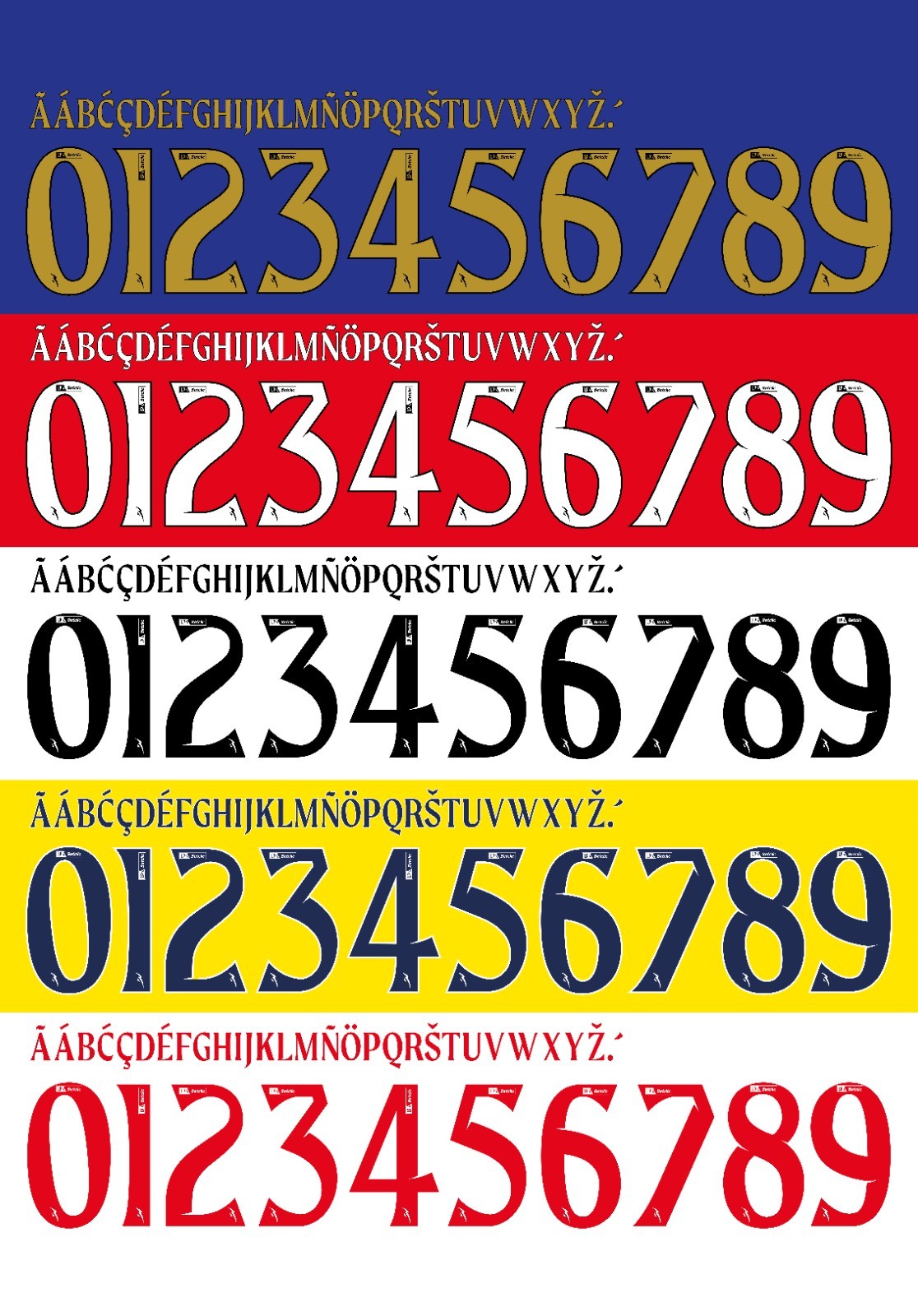 Name&Number Set For SL Benfica Season 2025/2026 Home/Away/Third NEW