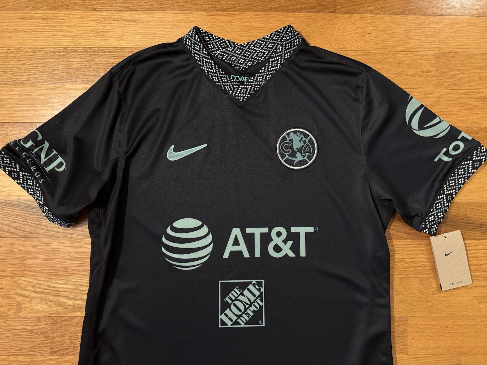 New L Nike Club America Soccer 2021/22 3rd Kit Stadium Jersey DB5743-010 Men