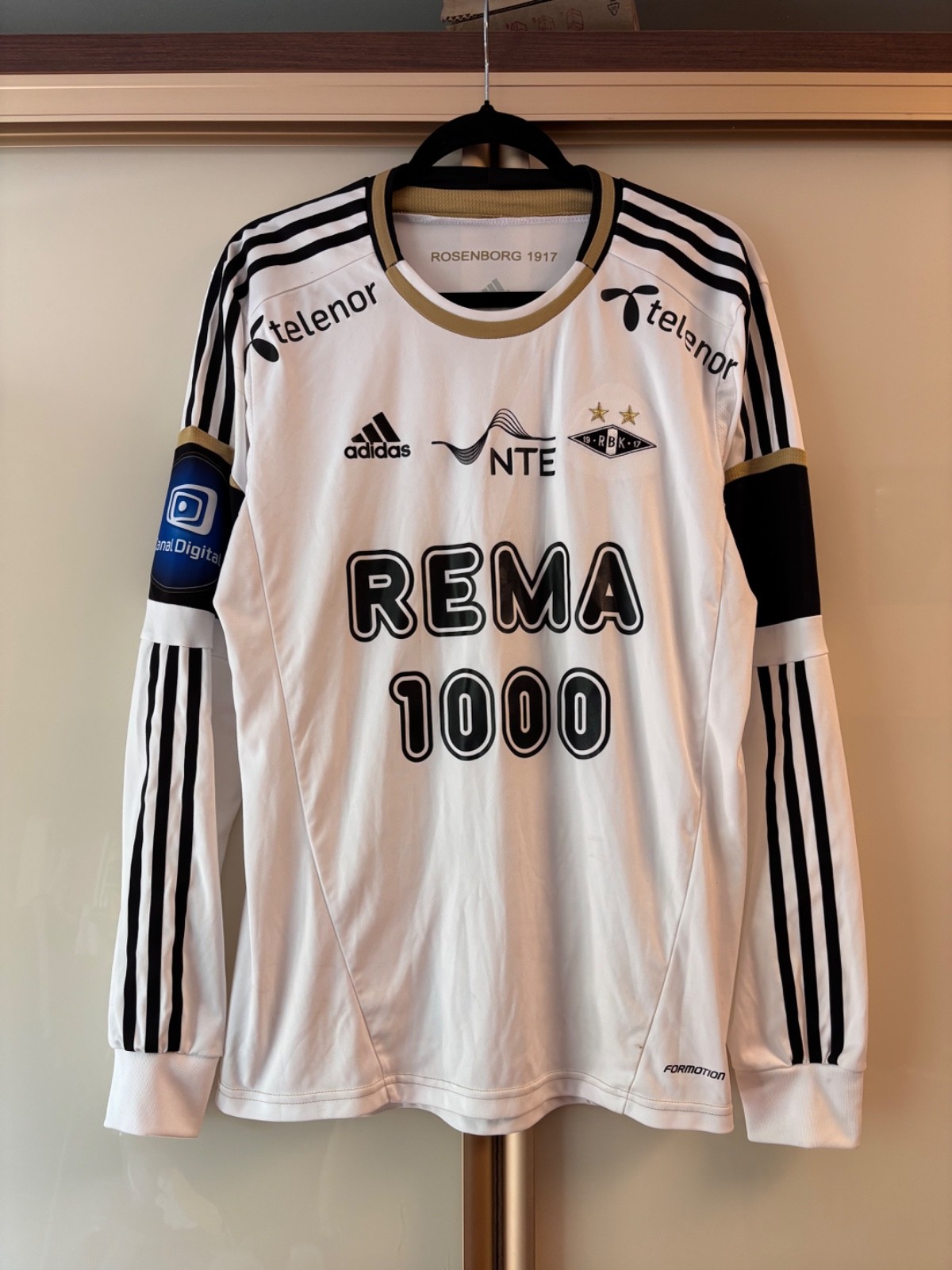 Adidas Rosenborg match worn jersey #10 CHIBUIKE 2012 away sz M