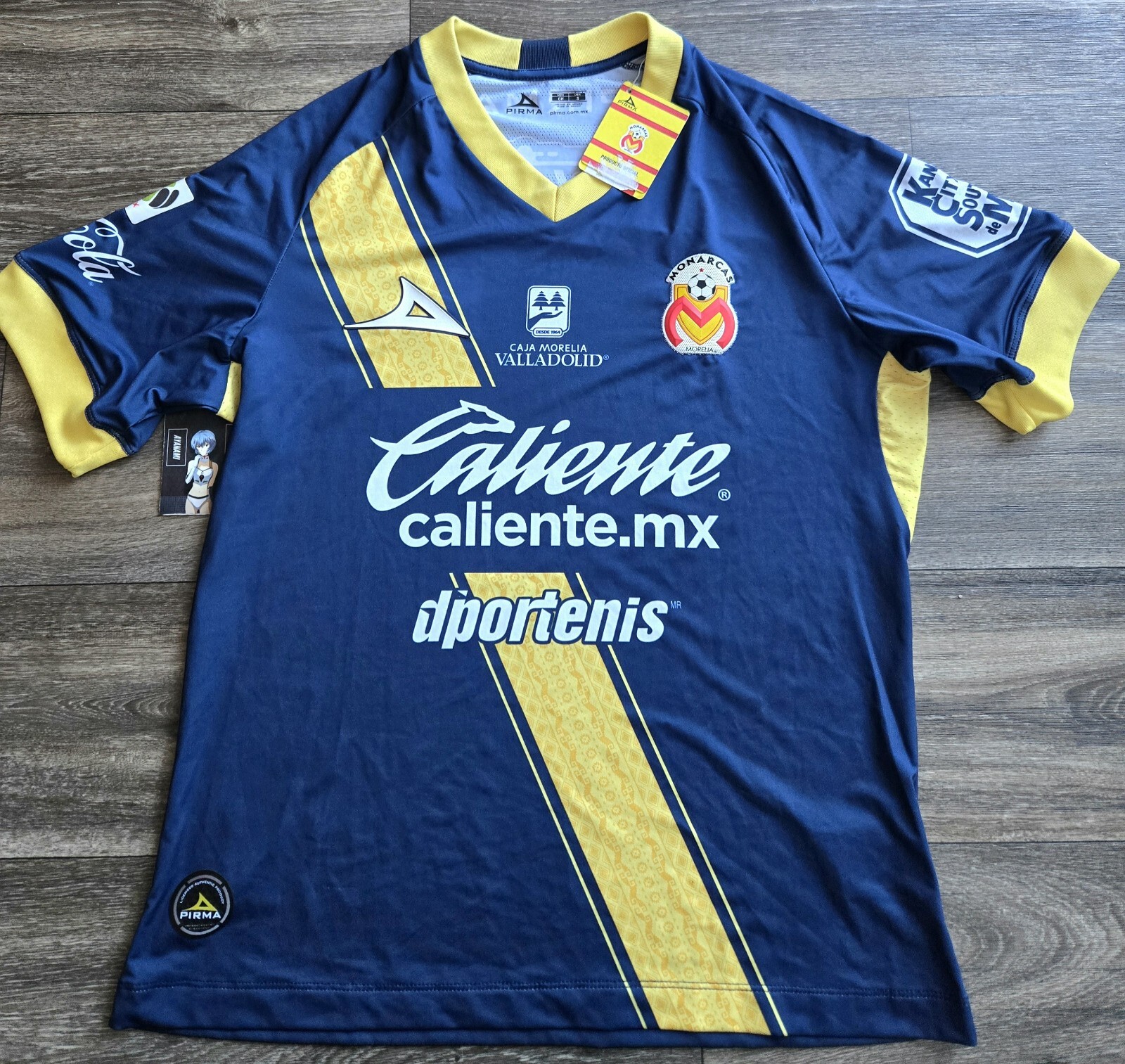 NWT Pirma Monarcas Morelia 19/20 Away Soccer Futbol Jersey Men’s Size Small