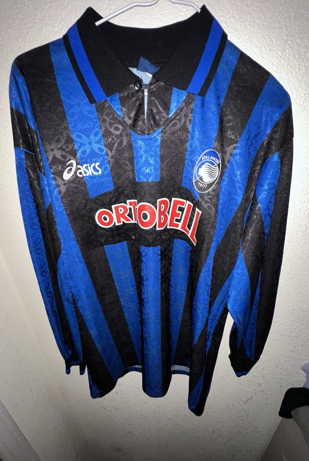 Asics Atalanta Calcio 1995-1996 Home Jersey Long Sleeves Ortobell