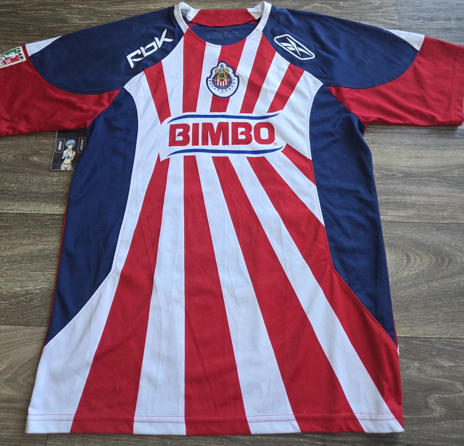 Reebok Chivas De Guadalajara 08/09 Home Chicharito Futbol Soccer Jersey Medium
