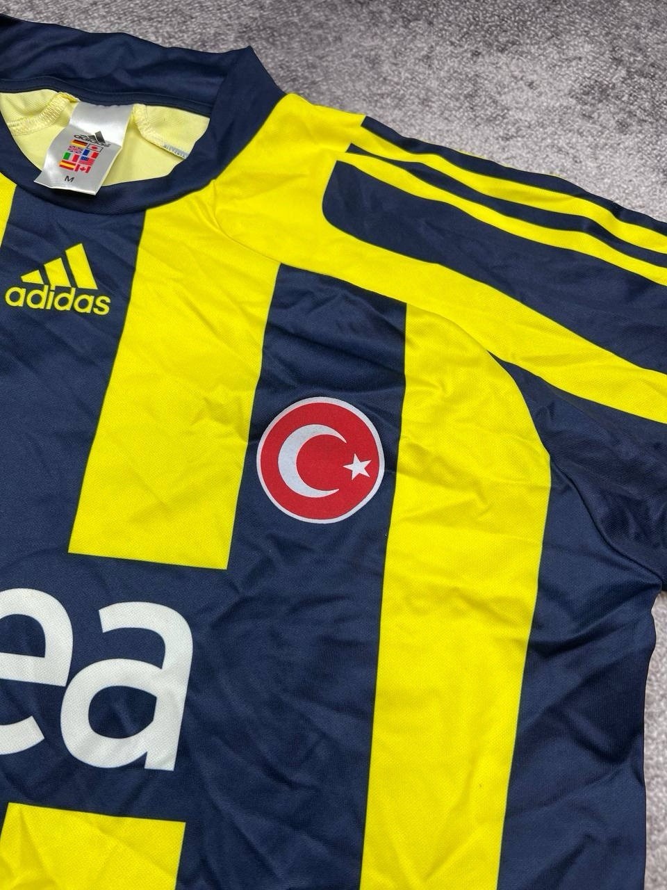 Adidas Fenerbahce Turkey Vintage Jersey T-shirt Size M Mens Roberto Carlos
