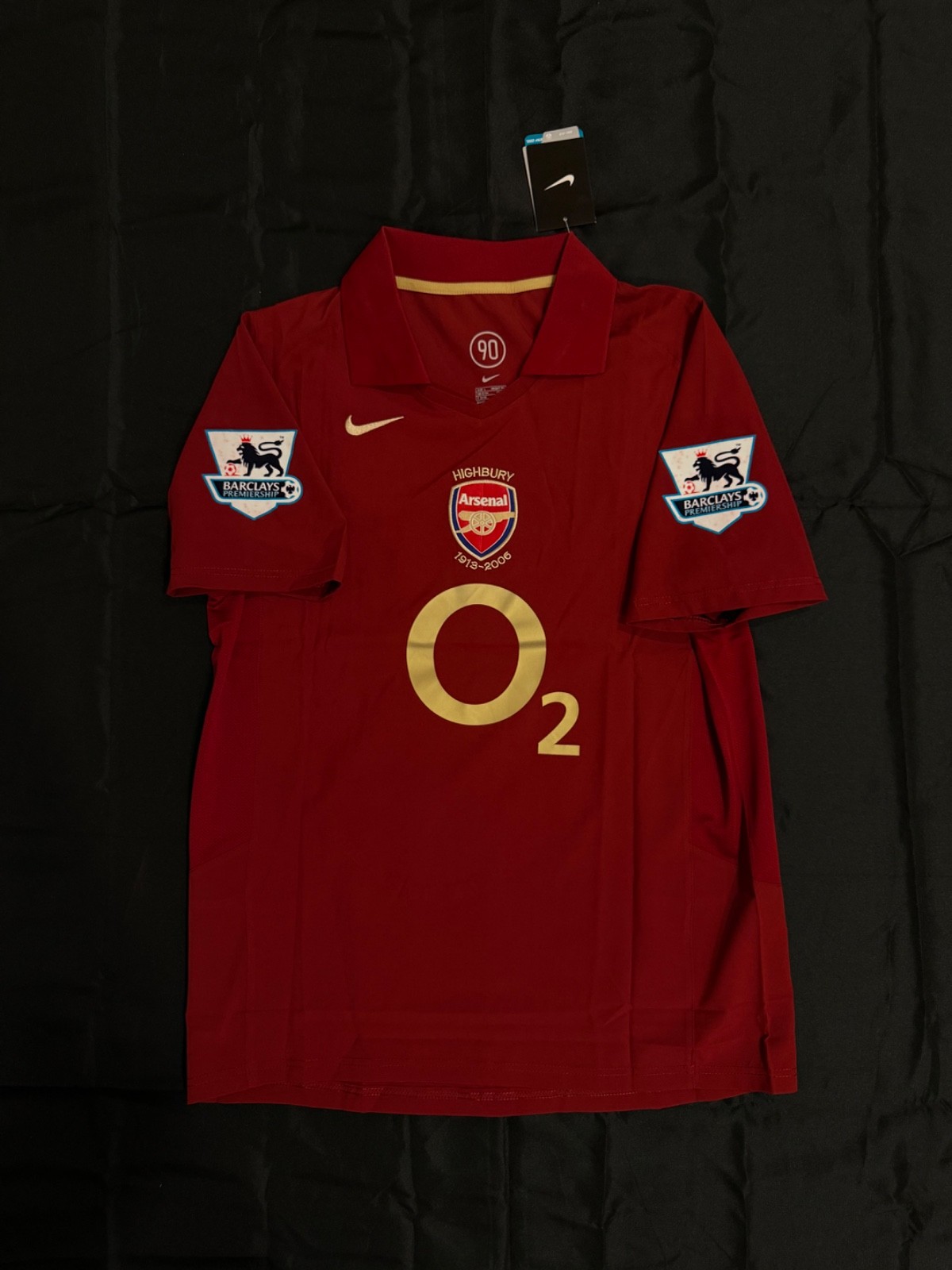 Small – Thierry Henry Arsenal 2005/2006 Nike Retro Jersey Short Sleeve 05 06