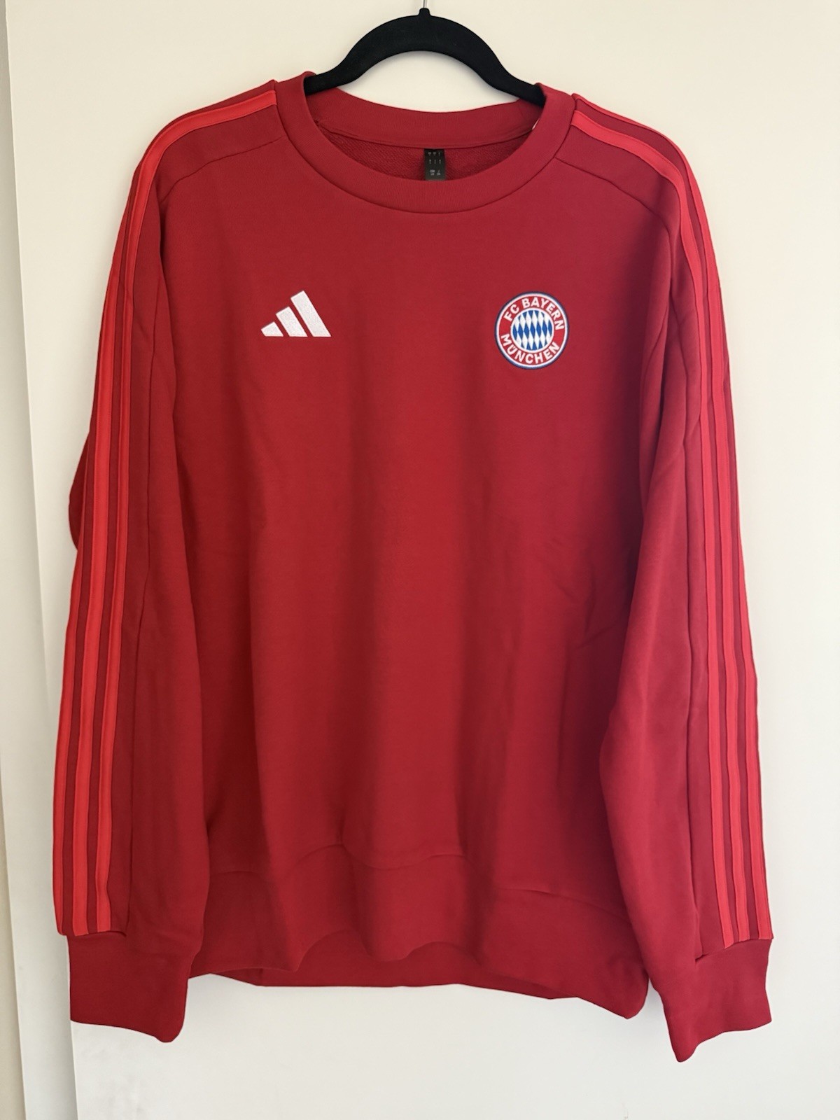 ** Bayern Munich FC Adidas 24/25 DNA Sweater Sweat Shirt Top Soccer Football 3XL