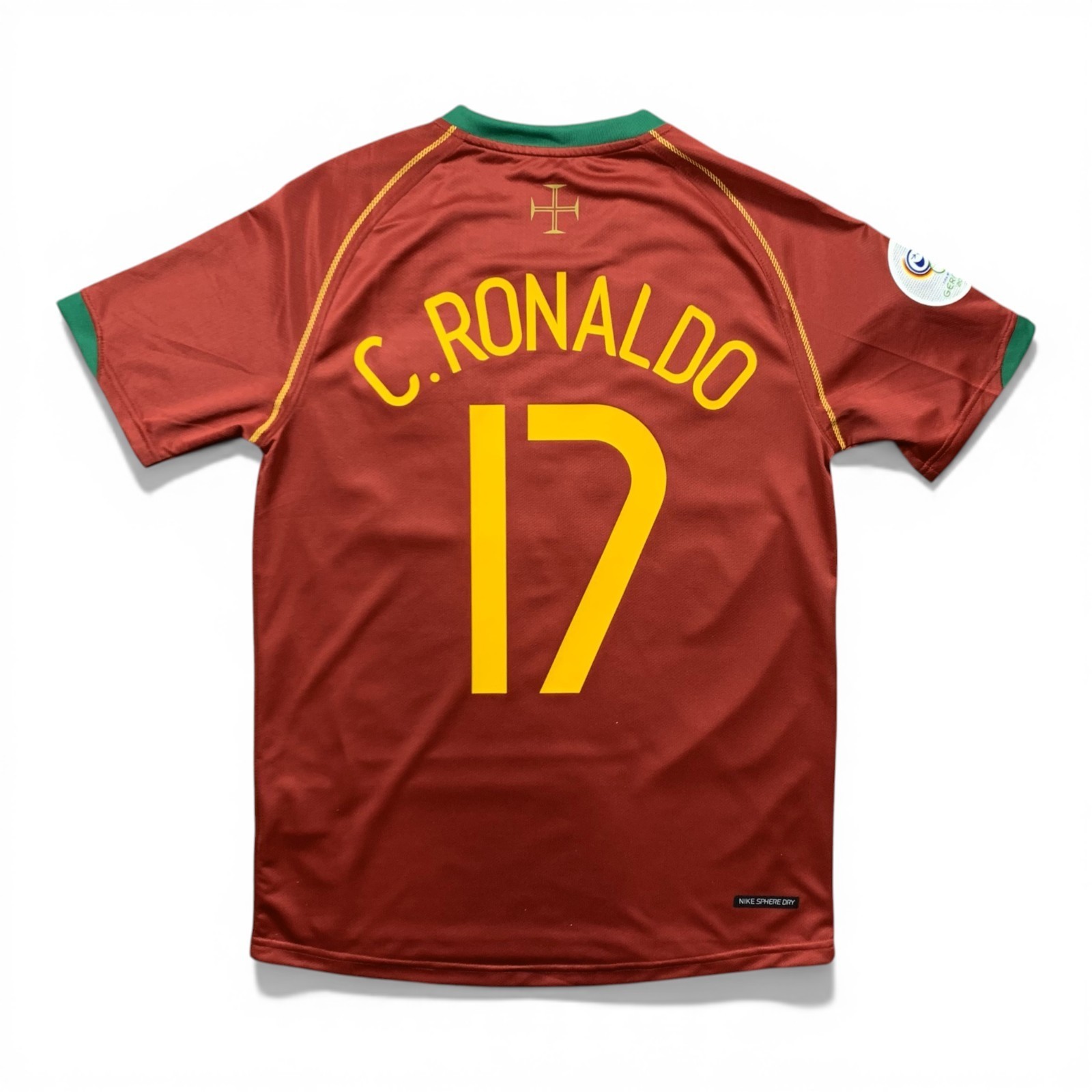 Cristiano Ronaldo Portugal 2006 World Cup Retro HomeJersey | Mens Sizes | NEW