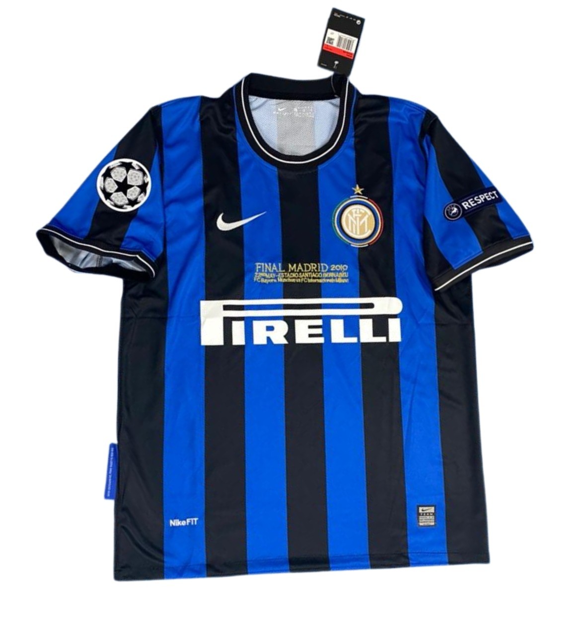 Retro Inter Milan Blue Final Madrid 2010 Jersey – El Fenomeno Ronaldo #9 Shirt