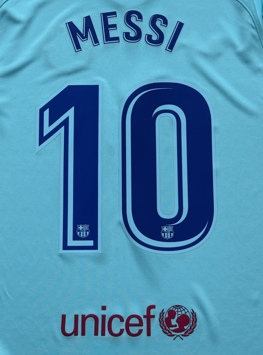 2017/18 Barcelona Away Jersey #10 Messi XL Nike Soccer Football La Liga kit