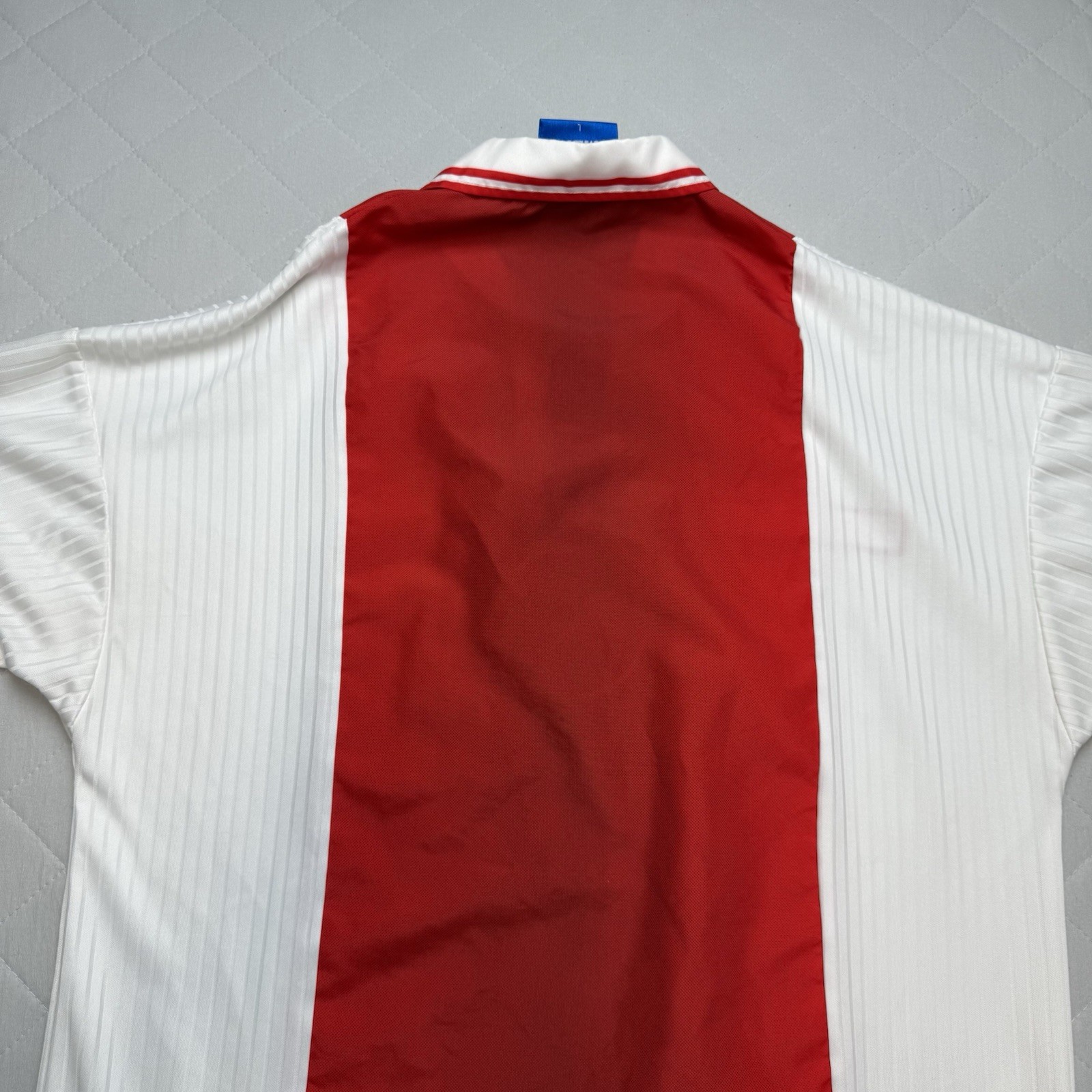 Vintage AJAX Amsterdam Jersey Shirt Large 1996-1997 UMBRO Soccer Red White