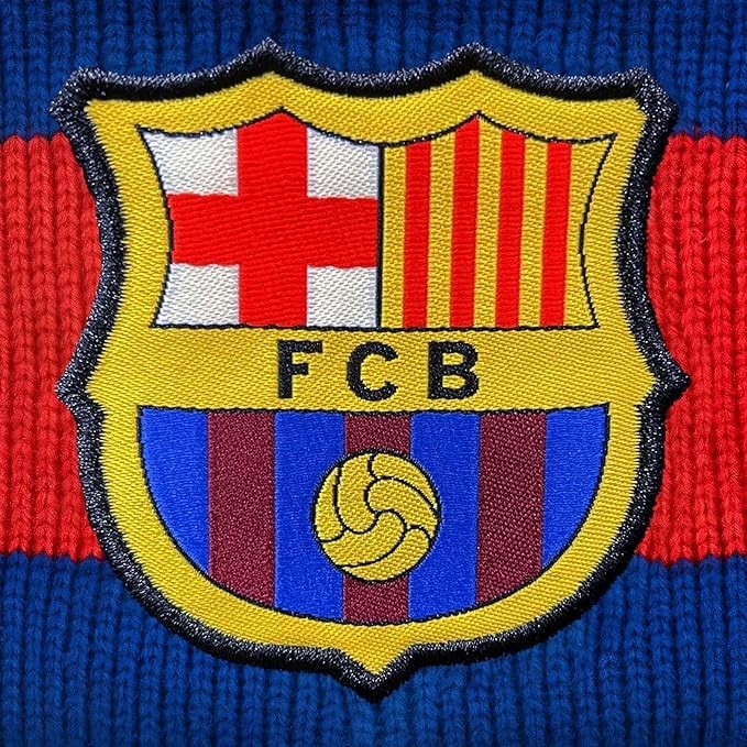 2026 Officially Licensed FC Barcelona Beanie – Unisex Adult – Royal Blue Color
