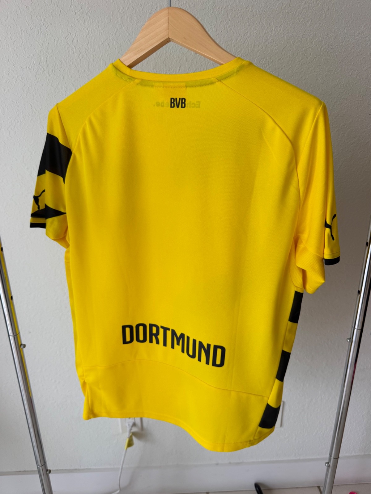 Borussia Dortmund 2014/15 Home Jersey Puma BVB Soccer Shirt Men’s L