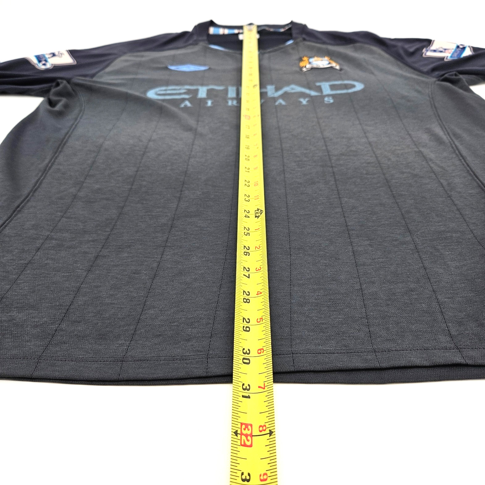 UMBRO Manchester City 2010 2011 Away Long Sleeve Soccer Jersey Shirt Men’s 48