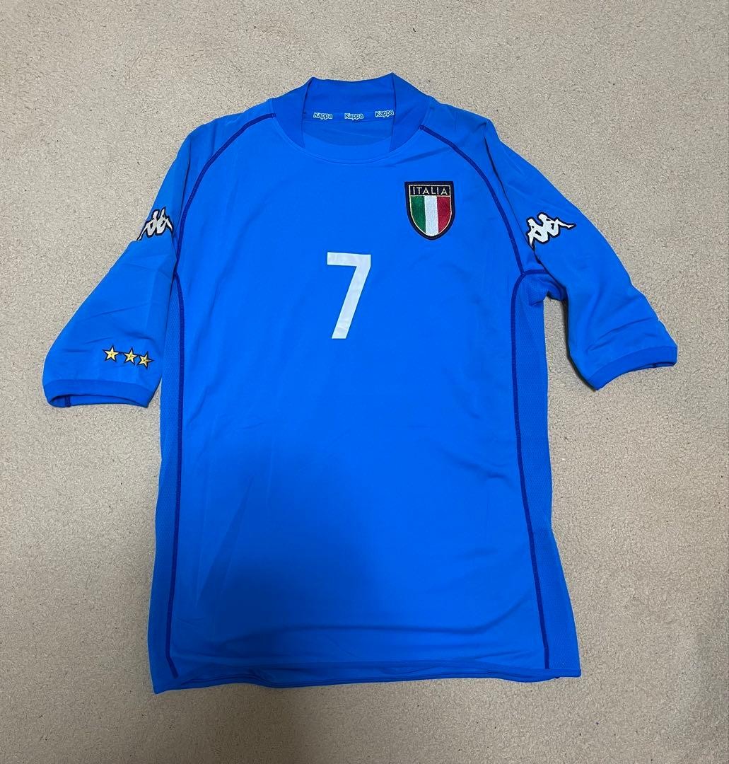 2002 Italy National Team DEL PIERO Home Jersey FIFA World Cup Japan Korea