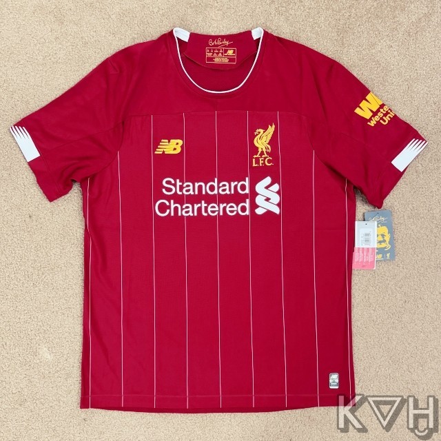 NEW BALANCE Liverpool 2019/20 Home Football Shirt Soccer Jersey MT930000 RED M