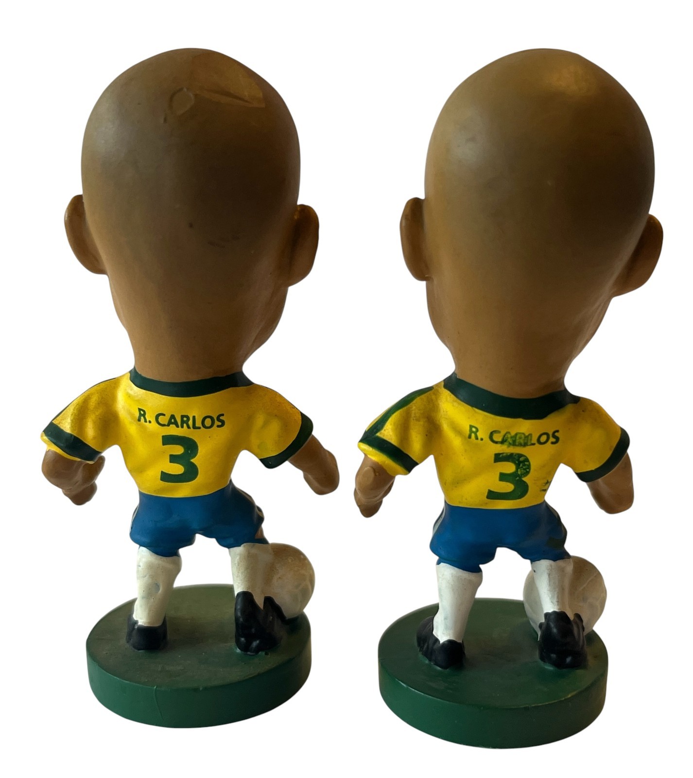 Corinthian Prostars Roberto Carlos Brazil Lot of 2 Vintage Football Figure