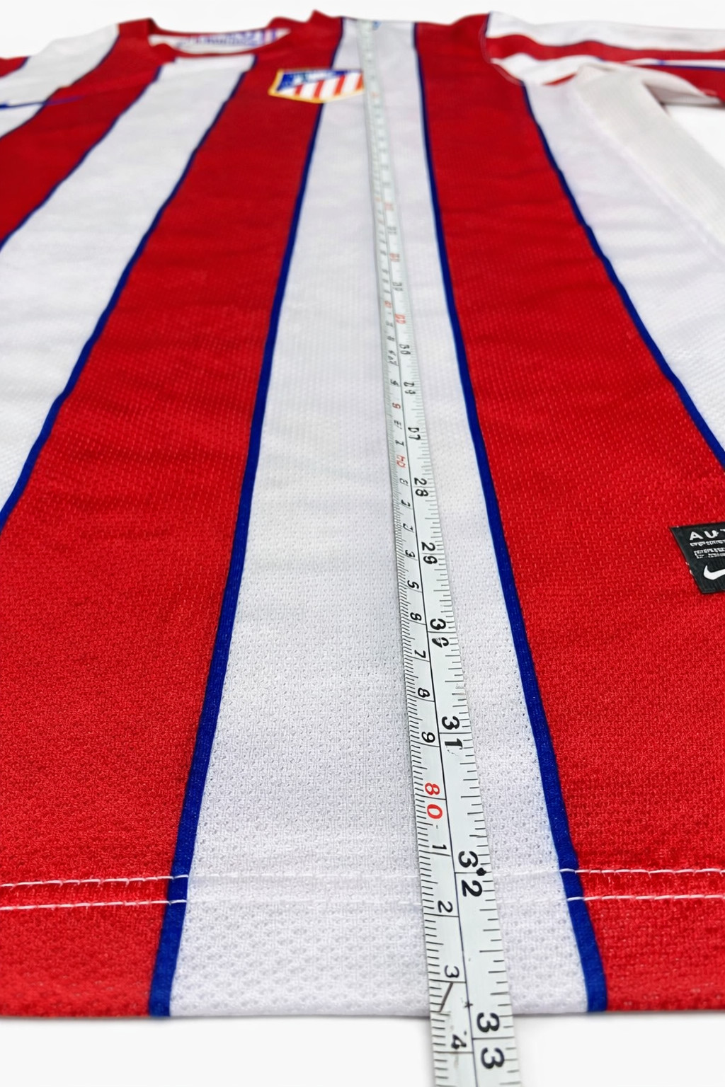 Vintage Nike Atletico Madrid 2011 Home Player Issue Jersey Falcao #9 L