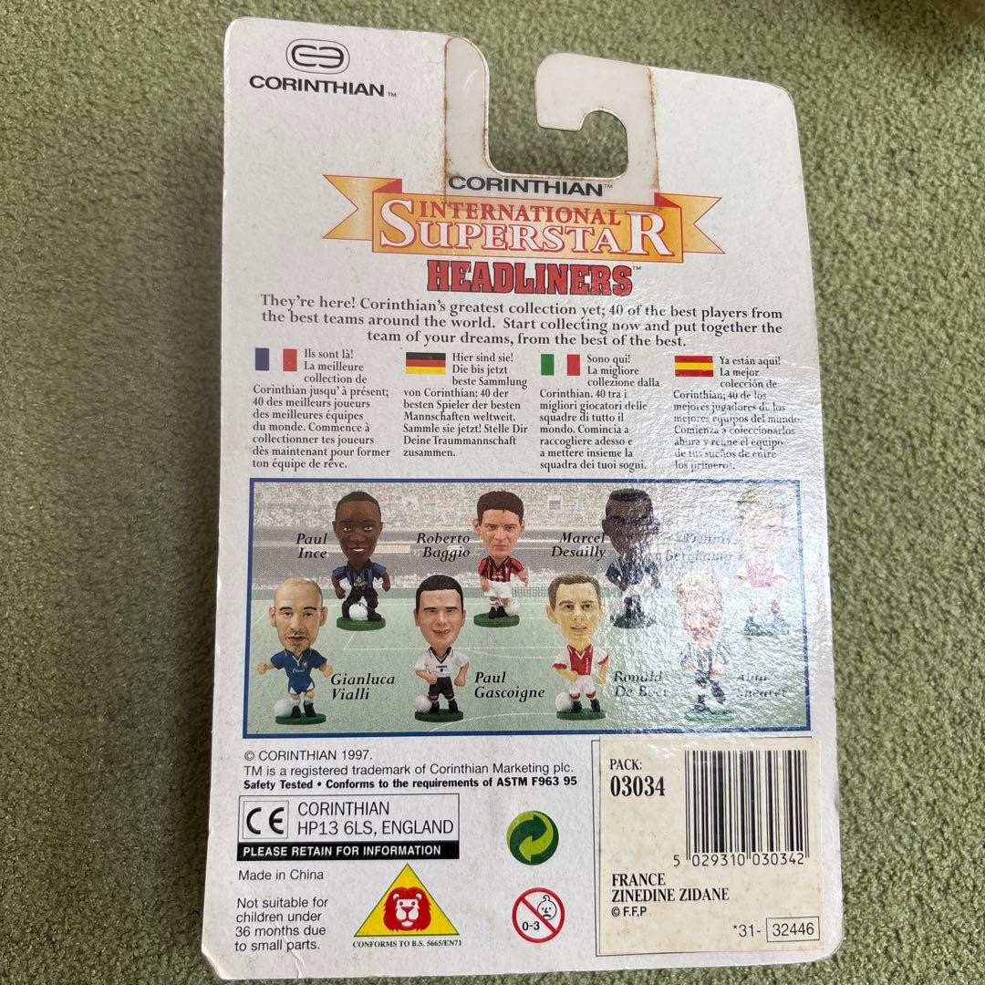 Corinthian Zinedine Zidane Figure Action Figure Collectible Authentic