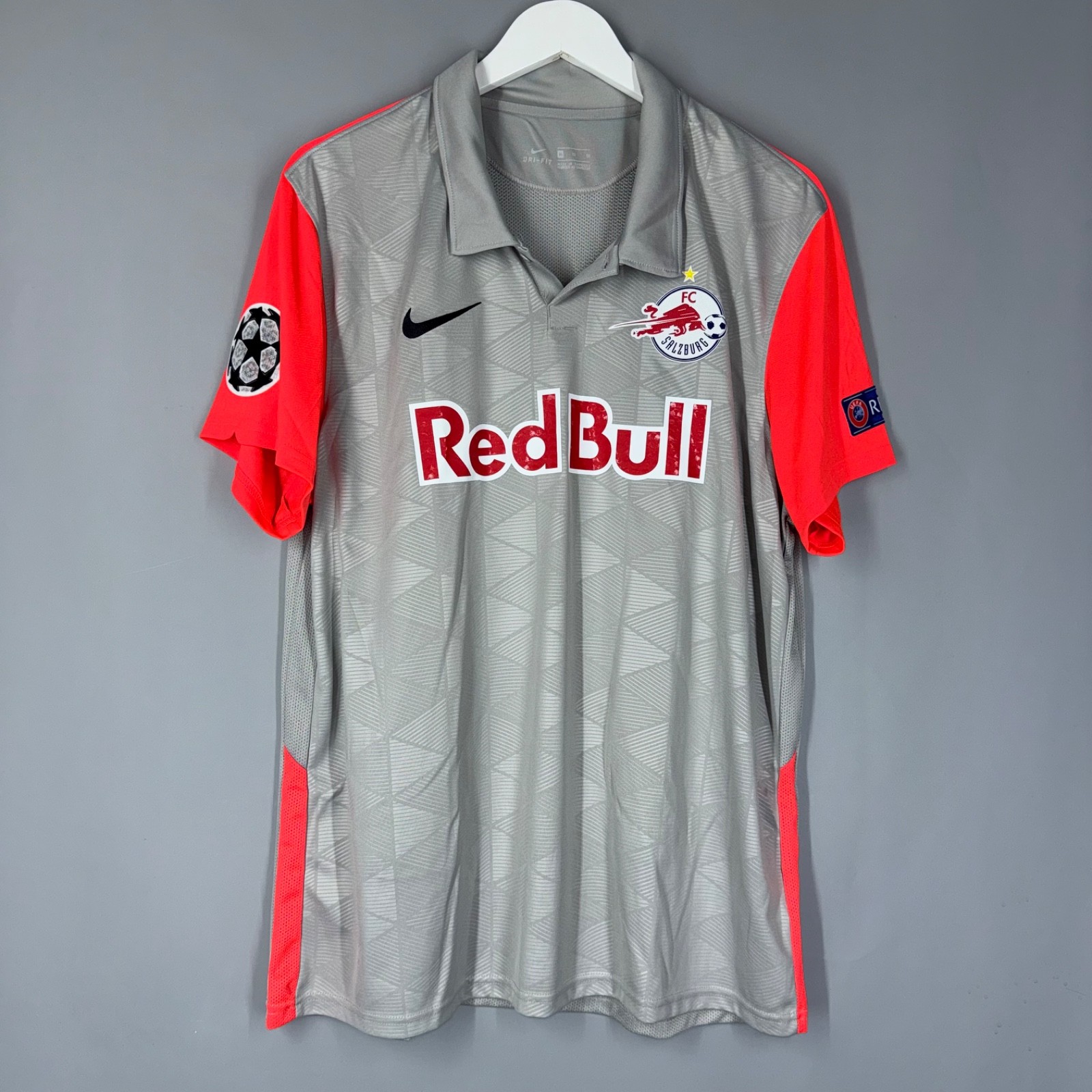 RED BULL SALZBURG 2020 2021 EUROPEAN AWAY FOOTBALL SHIRT NIKE JERSEY SIZE XL #99