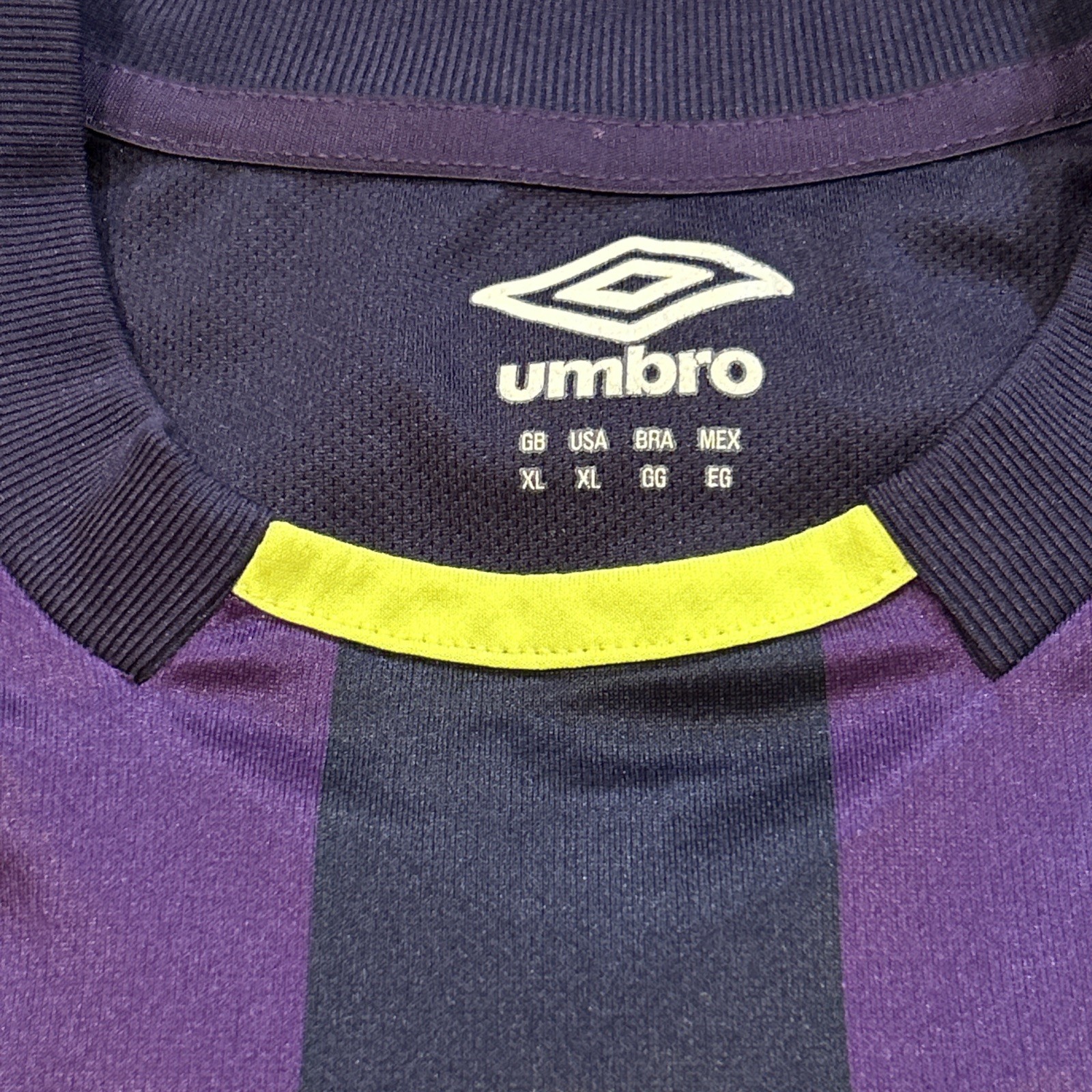 Umbro Everton FC Jersey XL Mens 2017 2018 Third Kit Soccer Shirt Purple Navy