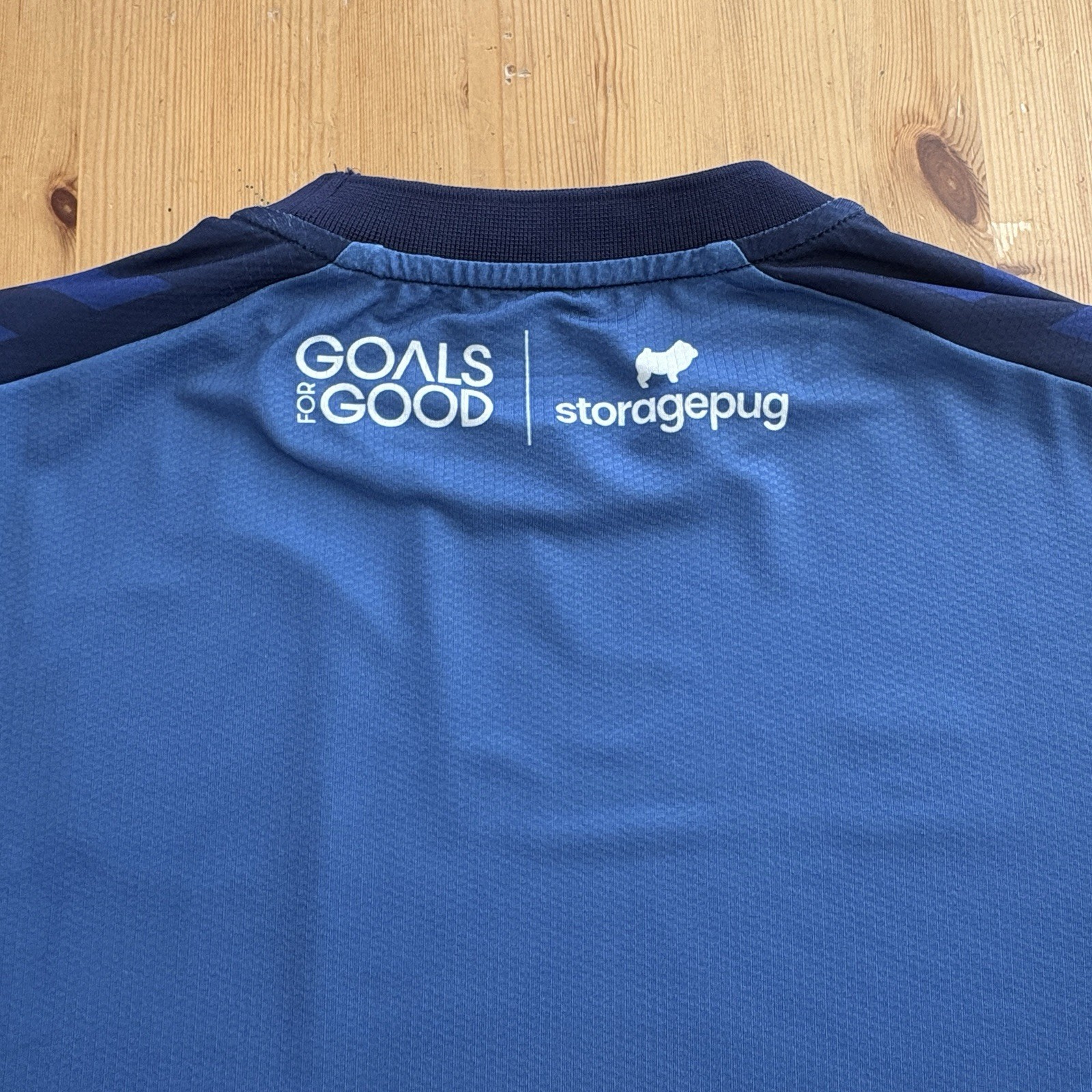 One Knox USL 2026 Retro Home Kit Replica Blue Jersey Shirt L Large
