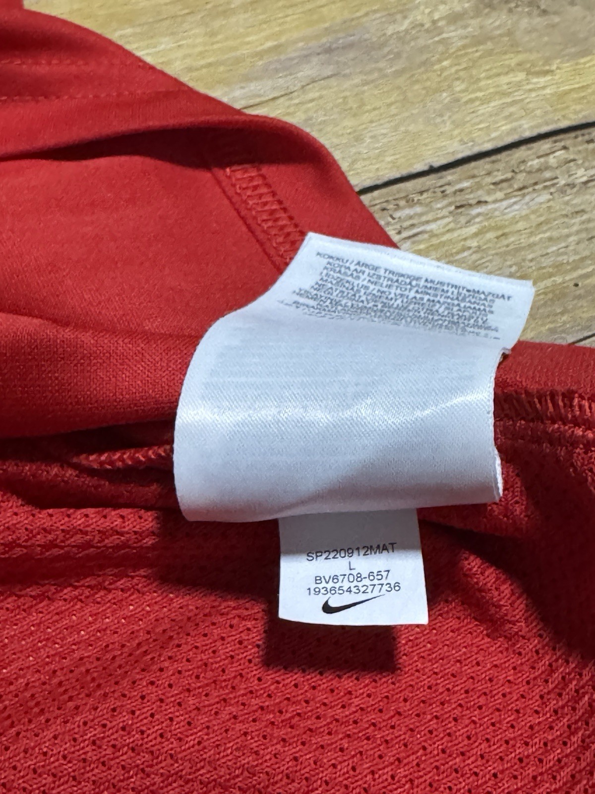 Match Issue Al Bataeh Jersey 2022–23 Jeferson Douglas UAE Pro League Nike Large