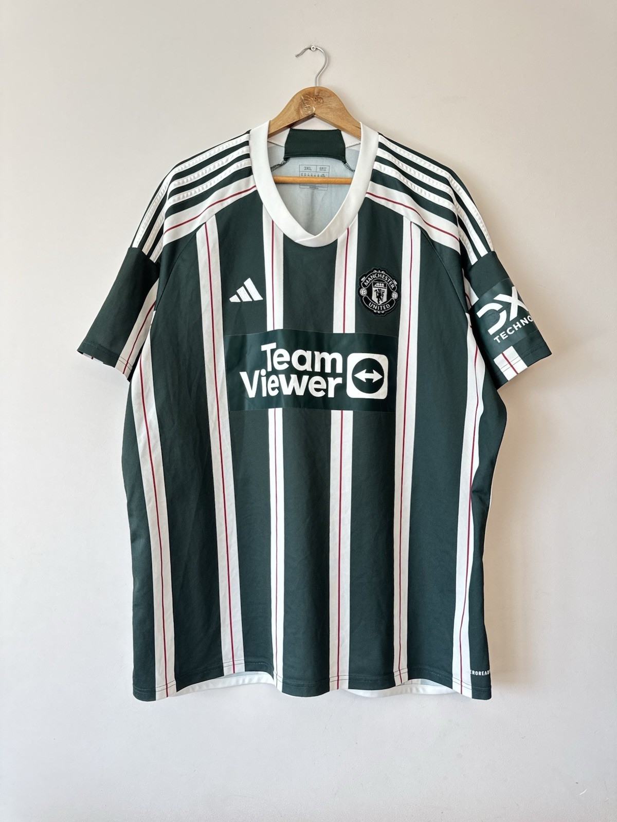 Manchester United 2023-2024 Away Soccer Jersey Football Shirt Kit Size Men’s 3XL