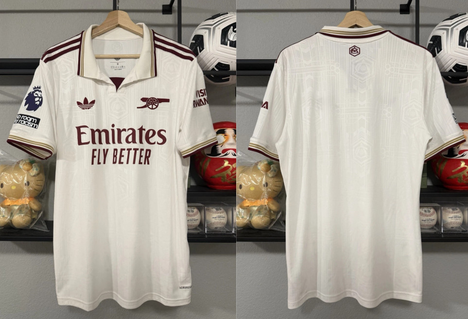 Adidas 2025-26 Arsenal Stadium Third Kit Jersey M