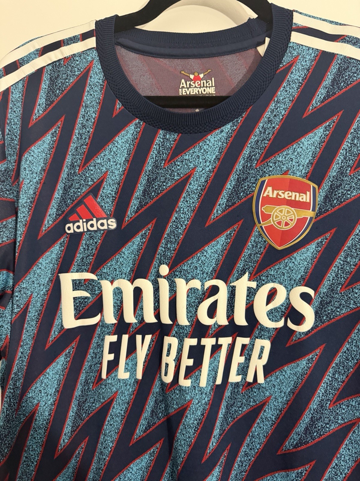 adidas Arsenal 2021 2022 Third Authentic Player Version Football Shirt Men’s L