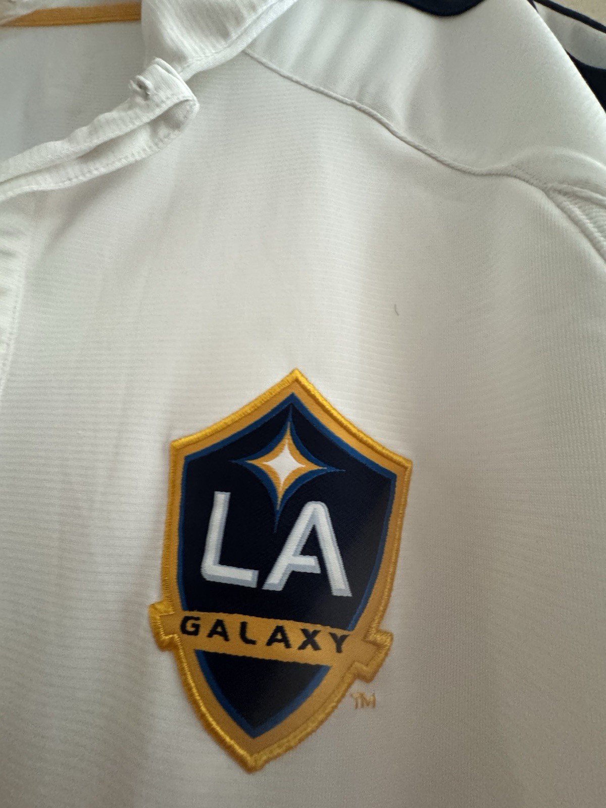 Adidas LA Galaxy David Beckham Collared Jersey Size Large