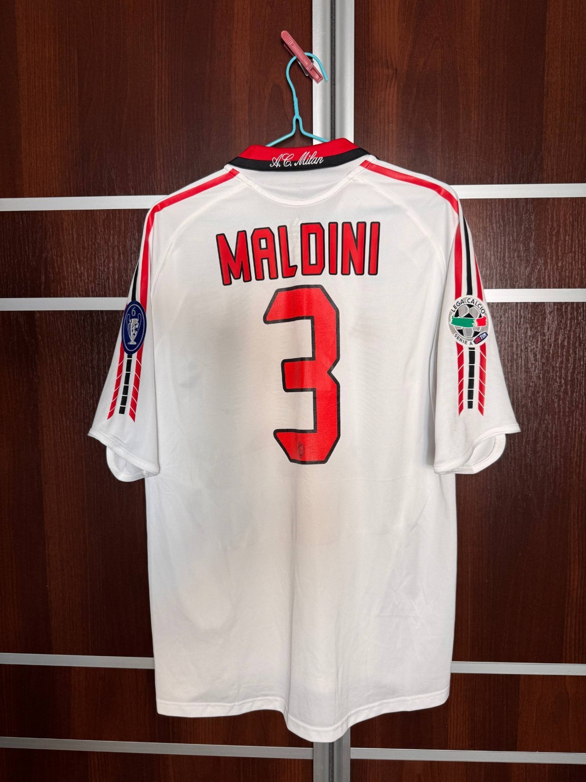 AC MILAN 2005/2006 AWAY #3 MALDINI FOOTBALL SOCCER SHIRT JERSEY ADIDAS FORMOTION