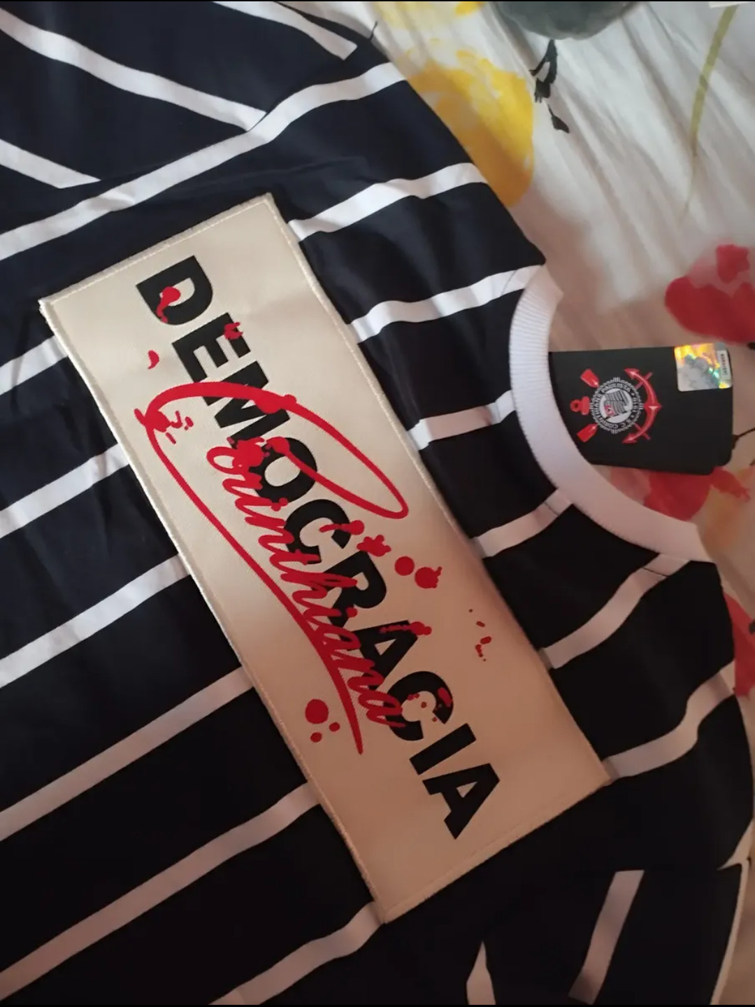 Corinthians 80s Democracy Retro Football Jersey
