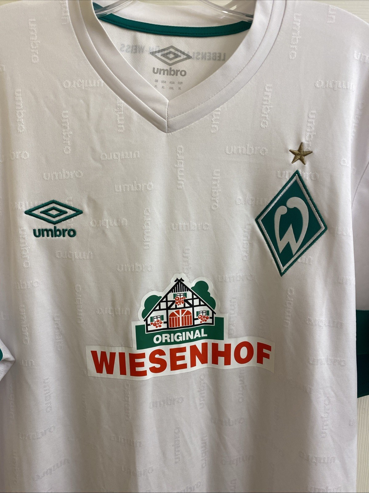 Umbro Soccer Jersey Bremen Very Gently Worn Sz XL
