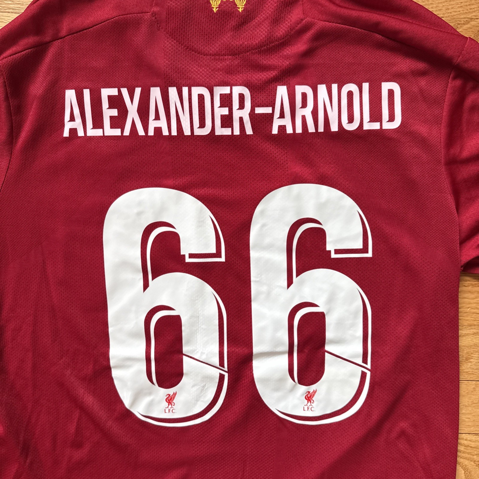 LIVERPOOL 2019 2020 HOME JERSEY NEW BALANCE Size L 66 ALEXANDER ARNOLD