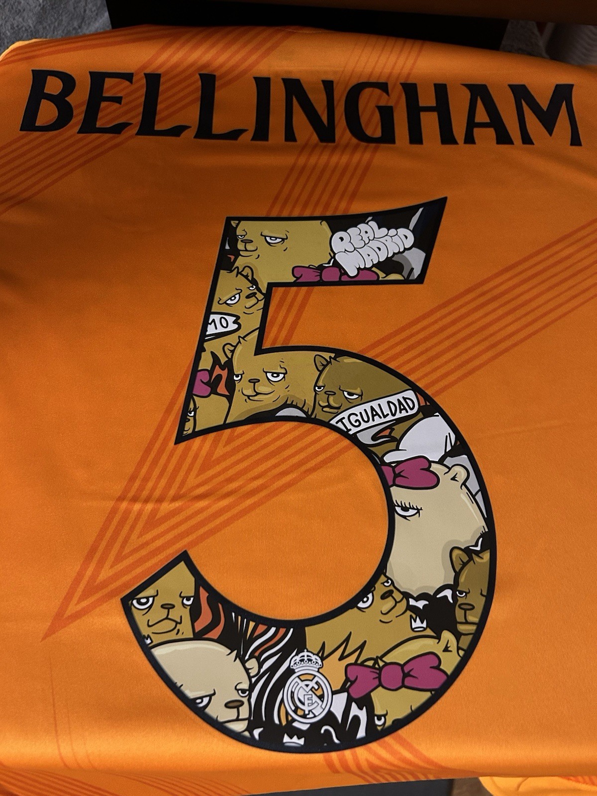 Jude Bellingham Away Jersey 2024-25 Preseason Special Edition Real Madrid Sz L