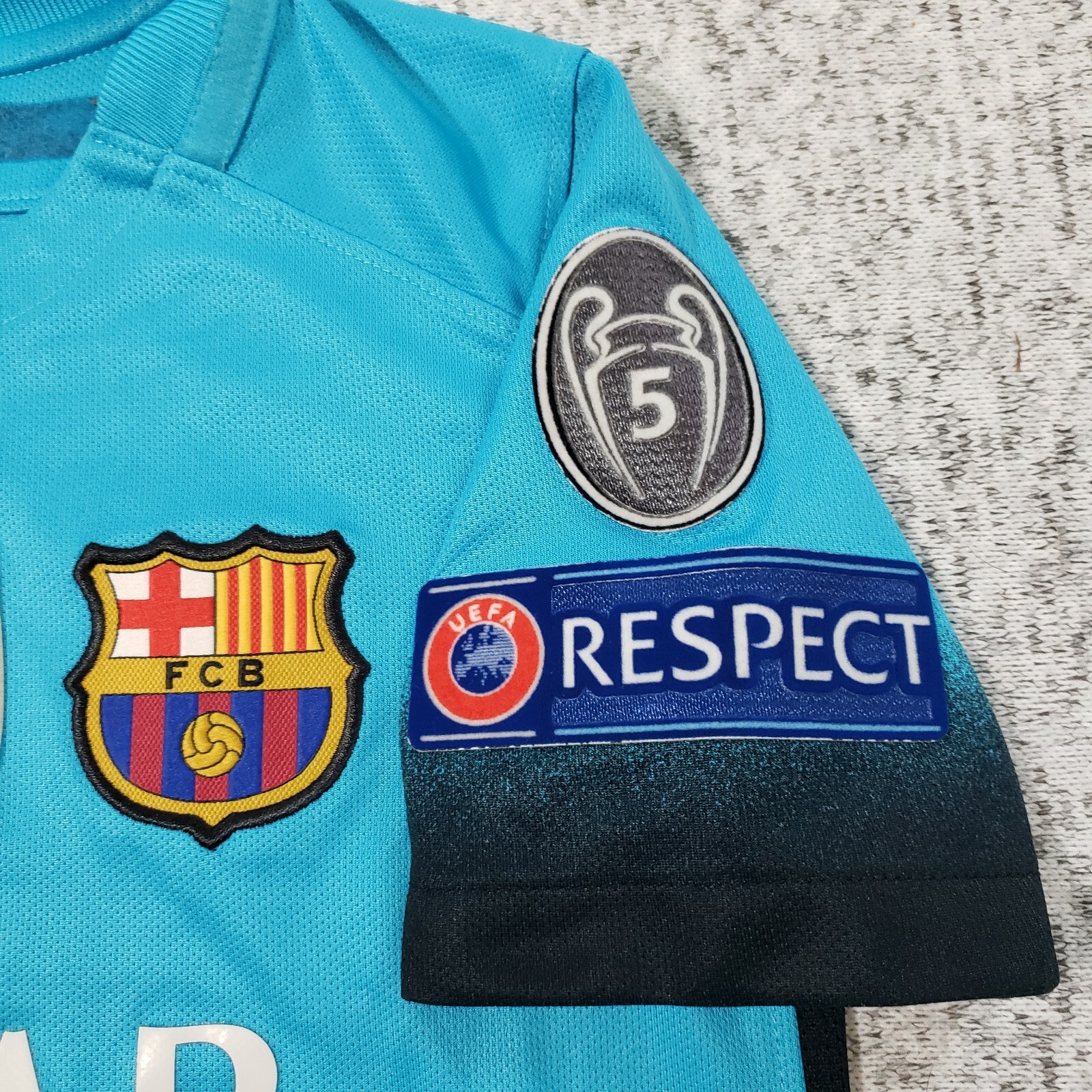 Nike Lionel Messi Jersey Kids S 2015 Barcelona Third Soccer Argentina World Cup