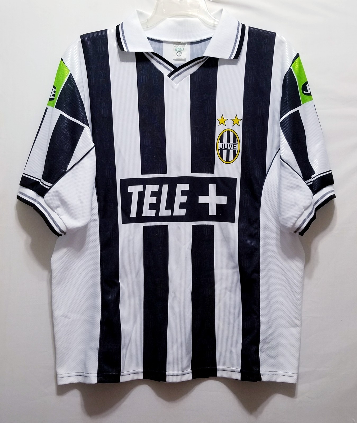 Zinedine Zidane Juventus Tele+ Replica Jersey Made By Goal Size XXL 2000 RARE