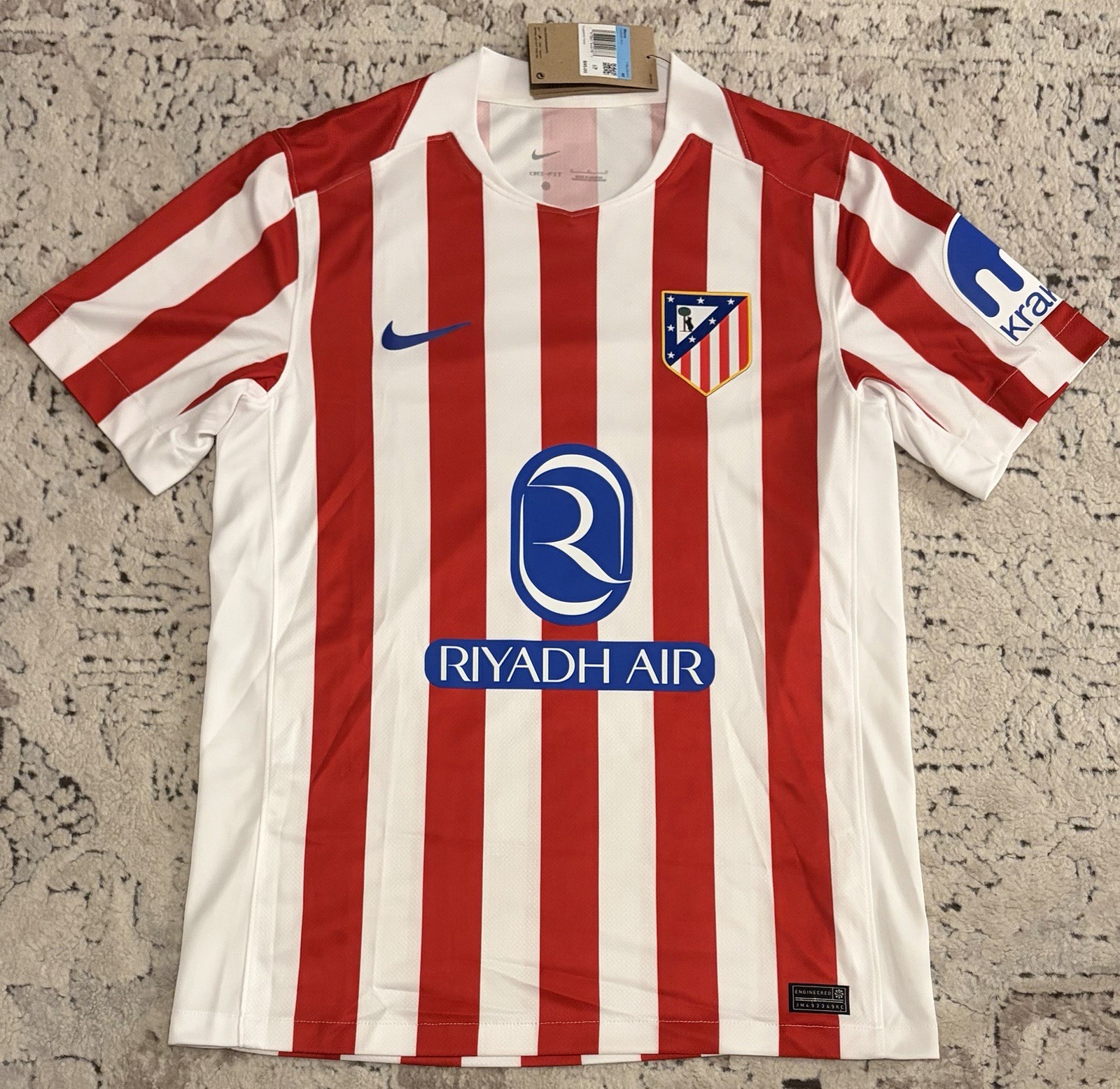 Nike Authentic Atletico Madrid 2025/2026 HJ4587-615 Soccer Jersey Men’s Sz: M