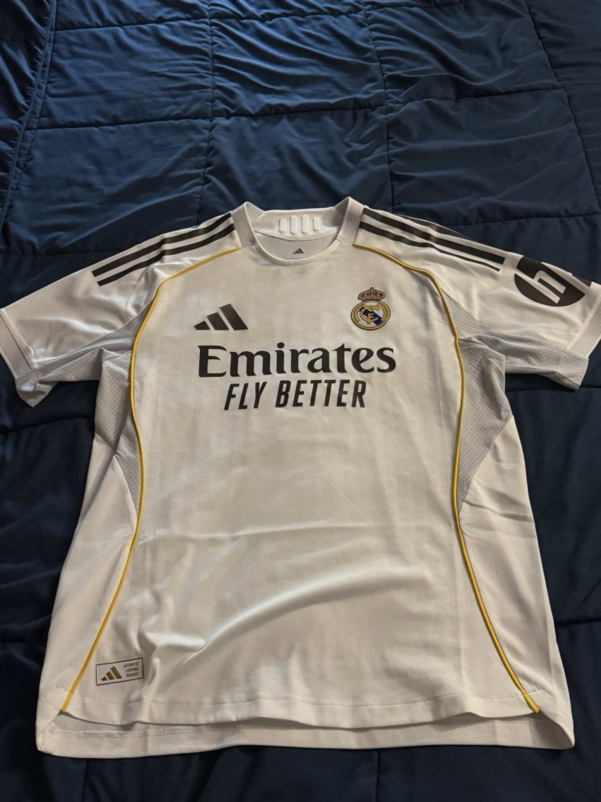 Modric #10 Mens LARGE Adidas Real Madrid Authentic 25/26 Home Jersey